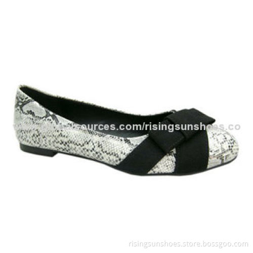 Women's Flat Casual Shoes, Leopard PU Upper/Round Toe/Various Colors/Sizes Available